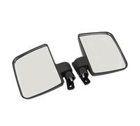 Miroir Pliant de la Voiturette de Golf, Lentille Convexe Shatter Proof Verre Broad Wear Facile Installation Chariot de Golf Miroirs de Vue Latérale pour Extérieur
