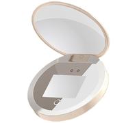 Miroir pour appareil photo UV grossissant x2 - Compact - Maquillage portable - Appareil photo UV pour test de crème solaire
