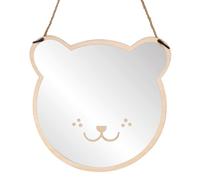 Miroir pour Enfants, SAVOSWEET 3D Acrylique Chambre d'Enfant Miroir Mural Ours Mignon Miroir Mural Autocollant Miroir Décoratif Décoration Murale pour Chambre d'Enfant Salle de Bain-22.5x22cm