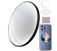 Miroir pour le dos du téléphone, clip de miroir selfie - Miroir de téléphone - 2,2 pouces vlog écran qui miroir outil portable haute définition pour vlogging vidéo de création de