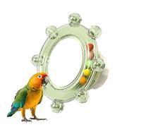 Miroir pour perroquets, enrichissement rotatif interactif, jeux inséparables, miroir pour cage de perroquets, pour jeu de rongements, enrichissement, interaction sociale pour calopsittes et