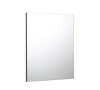 Kiamami Valentina Miroir de Salle de Bain Simple avec Cadre en ABS Gris 70x60