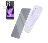 Miroir pour Selfies, Miroir Selfie pour Téléphone Verre pour Selfies pour Téléphone, Téléphones avec Clip Selfie Vlog Looking Glass Clip Réglable pour Réflexions Miroirs De Smartphone