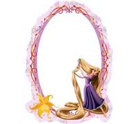 Miroir Princesse Raiponce Disney Multicolore G