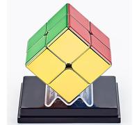 Miroir Puzzle Cube Magique 2x2 Magnétique, Version Magnétique Stickerless 2x2x2 M Cube Speed Magic Brillant Jouet