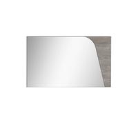 ABBY - Miroir Rectangulaire avec Cadre Aspect Bois -