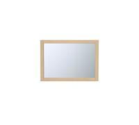 Miroir rectangulaire avec contour placage chêne - L50 x H70 cm - TIMEA