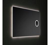 Kiamami Valentina - Miroir Rectangulaire Rétroéclairé LED 120x70 avec Miroir Grossissant