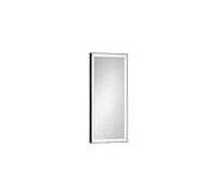 Miroir rectangulaire Laufen YVA H4484500YV4501 , 375 x 40 x 800 mm, éclairage LED, interrupteur tactile marche/arrêt/variateur, noir mat