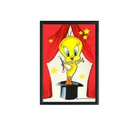 SUD TRADING Miroir rectangulaire sérigraphié Titi - 22 x 32 cm Incolore