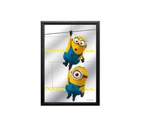 Miroir rectangulaire sérigraphié Moi Moche et méchant - En Pvc et verre - 22 x 32 cm