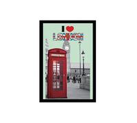 Miroir rectangulaire sérigraphié UK Multicolore