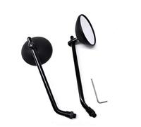 Miroir réflecteur Accessoires Moto M8 M10 Rétroviseur Rond Universel Pour PCX 125 160 X Pour ADV 750 Pour CFMOTO 150 250 450NK(Noir)