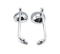 Miroir réflecteur Accessoires Moto M8 M10 Rétroviseur Rond Universel Pour PCX 125 160 X Pour ADV 750 Pour CFMOTO 150 250 450NK(Chrome)