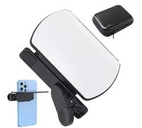 Miroir Réflecteur pour Appareil Photo De Téléphone - Accessoire Photographie Smartphone À Effet Créatif, Clip Universel Portable pour Selfie, Vidéo, Portrait, Et Contenu Créatif