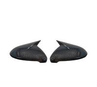 Miroir Rétroviseur Boîtier Pour VW Pour Golf 7 MK7 .5 Pour GTI R Pour GTE Pour GTD 2014-2019 2PCS 2024 Rétroviseurs Noirs Couvercles Couvercle Rétroviseur(Carbon fiber pattern)