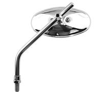 MIROIR, RÉTROVISEUR, EXPOSITION, compatible avec CUSTOM OVALADO 129X67MM. CROMO