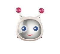 Oly Active Baby Miroir de voiture pour bébé - Incassable face à l'arrière pour divertir et apaiser la visibilité du bébé - 25.4x29.7x7.8 cm - Rétroviseur réglable avec télécommande par Benbat - Beige