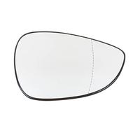 Miroir Rétroviseur Rechange Pour Ford Pour Fiesta MK7 2008 2009 2010 2011 2012-2017 Rétroviseur Chauffant En Verre Transparent Convexe Avec Plaque Support Rétroviseur Chauffant(Right)