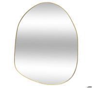 Miroir ""Roman"" en bois H39cm doré - Atmosphera createur d'interieur