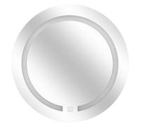 AC-Déco Miroir rond avec LED – D 45 cm – Transparent G
