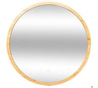 Miroir rond à led 57cm bambou - 5 five simply smart - Beige