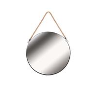 Miroir Mural avec Anse "Jonc" 50cm Noir