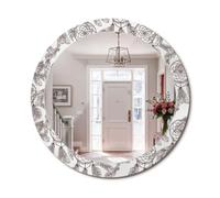 Miroir Rond avec Cadre en Verre décoratif | Parfait pour décoration intérieure | Moderne et Chic fi80 - Attrape-rêves