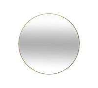 Atmosphera Miroir Alice Bois et métal Ø110 cm Doré