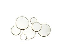 AltoBuy Miroir Rond Doré Décoratif