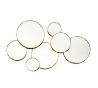 AltoBuy Miroir Rond Doré Décoratif - Jaron