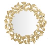MIROIR ROND FEUILLES