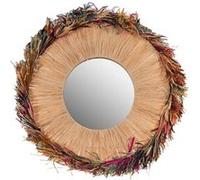 Miroir rond frou frou multicolore - Amadeus - Multicolore - Verre G