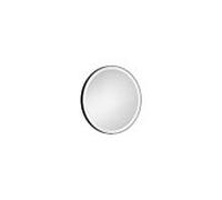 Miroir rond Laufen YVA H4485000YV4501 , 600 x 40 x 600 mm, éclairage LED, interrupteur tactile marche/arrêt/variateur, noir mat