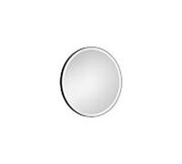 Miroir rond Laufen YVA H4485100YV4501 , 750 x 40 x 750 mm, éclairage LED, interrupteur tactile marche/arrêt/variateur, noir mat