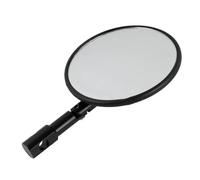 Miroir Rond Noir Universel De Remplacement M8 M10, Extrémité De Guidon, Barres De Poignée Convexes, Rétroviseur Rétroviseurs de moto