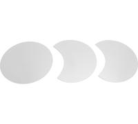 Miroir Rond Sticker Mural DIY Décalque Mural pour la Maison Salon Fond TV Chambre DécorationArgenté