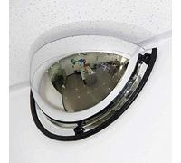 Miroir Routier Objectif de sécurité extérieure de la circulation de la circulation convexe, miroir de la circulation, miroir panoramique demi-dôme de dôme, angle de vision de 180 degrés, miroir sphéri