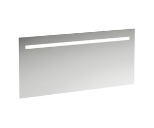Miroir Run Leelo avec éclairage LED horizontal intégré, cadre en aluminium, 1500 mm, version pour interrupteur externe, H4476919501441
