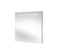 Emuca Miroir de salle de bain Pegasus – rectangulaire, éclairage frontal LED intégré