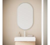 Miroir Salle De Bain Avec Éclairage Led Anti-Buée 100x60 Cm Ona Sélectionnable (Chaud-Neutre-Froid)