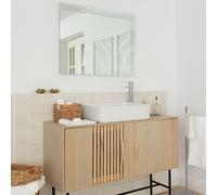 Miroir Salle De Bain Avec Éclairage Led Dinklage 60x80 Cm 6000k Blanc Froid