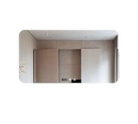 Miroir Salle de Bain LED. Miroir Mural Rectangulaire avec Anti-Buée, 3 Couleurs Réglables et Dimmable, avec Horloge et Température. Idéal pour la Salle de Bain ou Coiffeuse (Horizontal - 80x60cm)