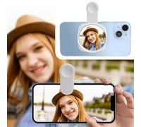 Miroir Selfie de la caméra arrière du téléphone - Voyez Comment Vous êtes dans la caméra arrière - pour des Photos de Haute définition (Blanc)