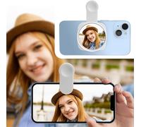 Miroir Selfie De La Caméra Arrière Du Téléphone - Voyez Comment Vous Êtes Dans La Caméra Arrière - Pour Des Photos De Haute Définition (Blanc)[VIT695486]