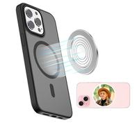 Miroir Selfie Magnétique Convexe 2,2 Pouces Compatible pour iPhone 12 à 17 | Osmo Pocket 4Pro/4/3 DSLR Appareil Photo Support Chaussure Adaptateur,1/4”pour Trépieds/Perches, Montage Rapide