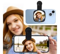 Miroir Selfie pour téléphone - Voyez Comment Vous êtes dans la caméra arrière - pour des Photos Haute définition (Noir)