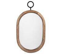 Miroir Signes Grimalt en verre et bois - 24 x 3 x 43 cm