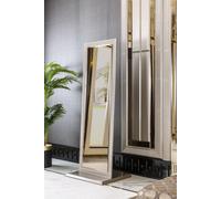 Miroir sur pied Beige Designer 59 x 55 x 179 cm JVmoebel
