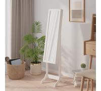 Miroir sur pied blanc 34x37x146 cm vidaXL vidaXL